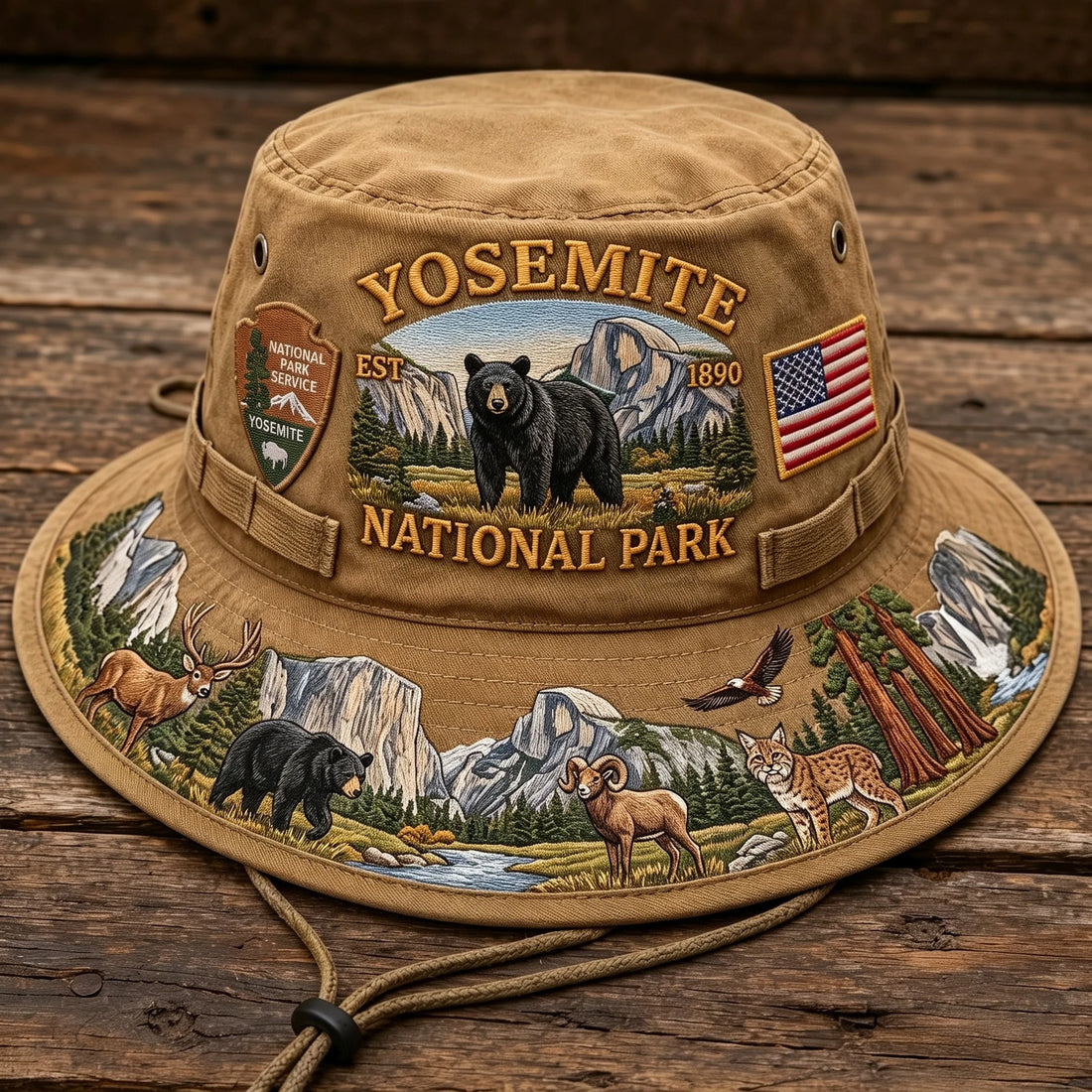 Yosemite National Park Adventure Boonie Hat