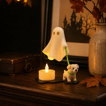 Halloween Puppy Ghost Ornament