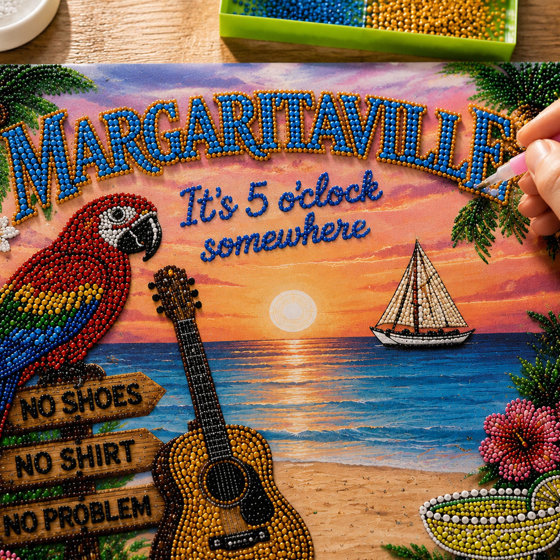 Margarita Beach DIY Diamond Painting Kit