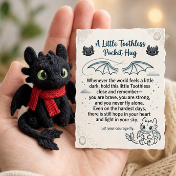 Toothless Felt Pocket Hug Set