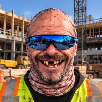 Funny Construction Worker Face Ski Mask – Jobsite Prank Gift