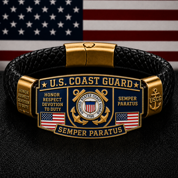 U.S. Coast Guard Semper Paratus Tribute Bracelet