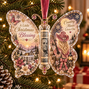 Country Music Legend Memorial Cash Holder Ornament