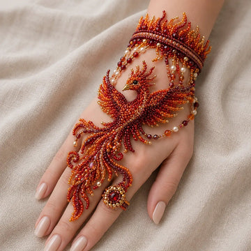 DIY Beaded Hand Bracelet Kit