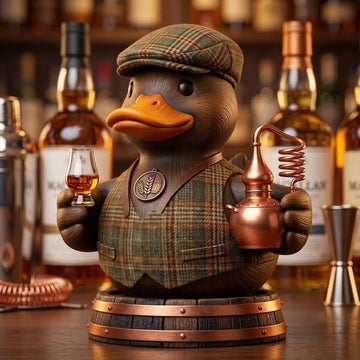 The Master Distiller: Heritage Craft Duck Figurine