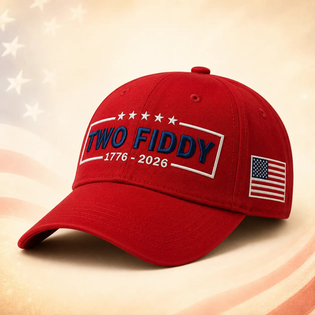 TWO FIDDY 1776–2026 250th Anniversary Patriotic Cap