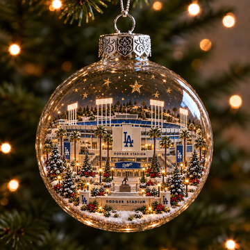 Bring the Ballpark Home — Light-Up Baseball Stadium Christmas Ornament
