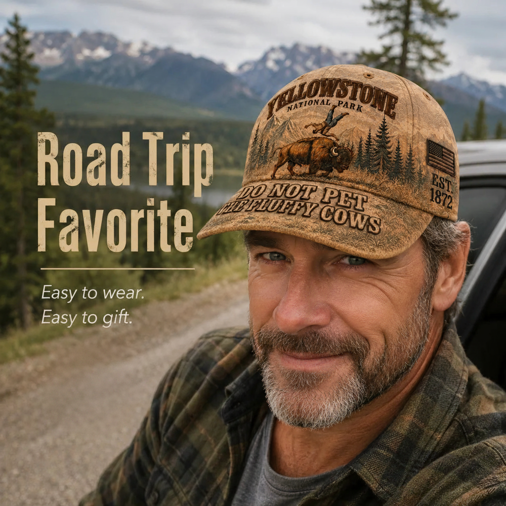 Yellowstone Bison Encounter Hat