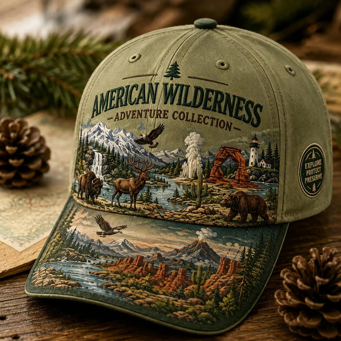 American Wilderness Adventure Cap