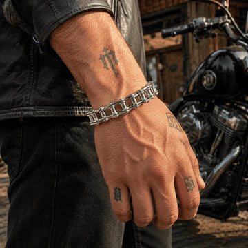 Motorcycle Chain Link Bracelet