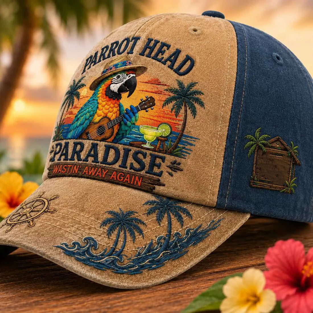 Parrot Head Paradise Cap