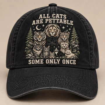 All Cats Are Pettable II Relaxed Cap