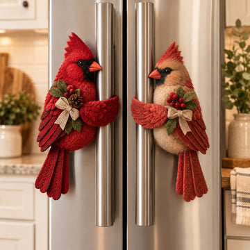 Cozy Animal Fridge Handle Huggers – Cute Plush Kitchen Decor