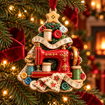 Sew Merry – Vintage Sewing Christmas Tree Ornaments