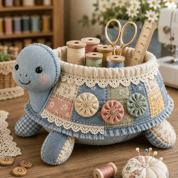 DIY Patchwork Animal Sewing Caddy Kit
