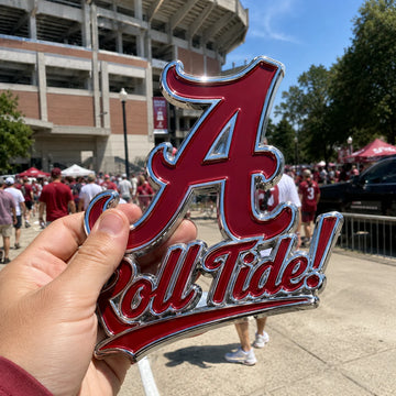 Roll Tide Car Emblem Metal Badge