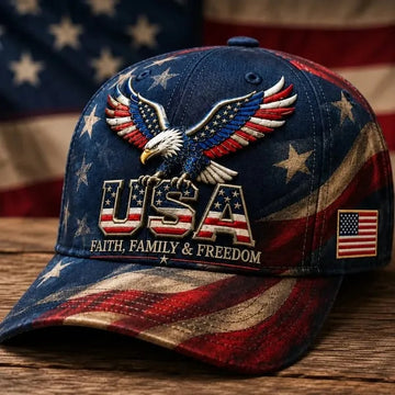 USA Faith, Family & Freedom Cap