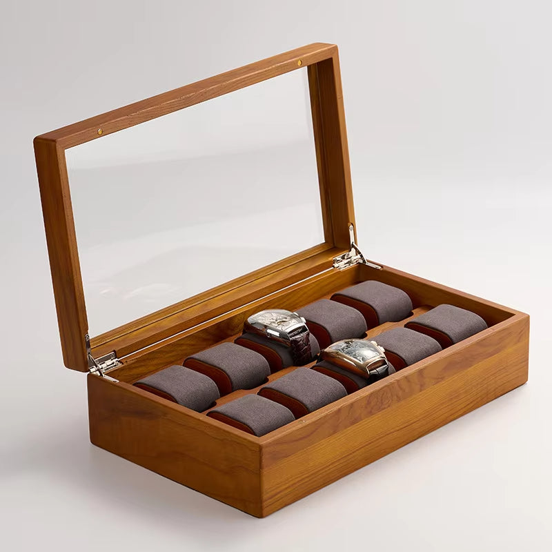 Glossy Wooden Display Case