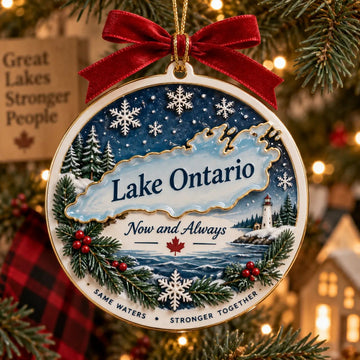 Lake Ontario Forever Christmas Keepsake Ornament