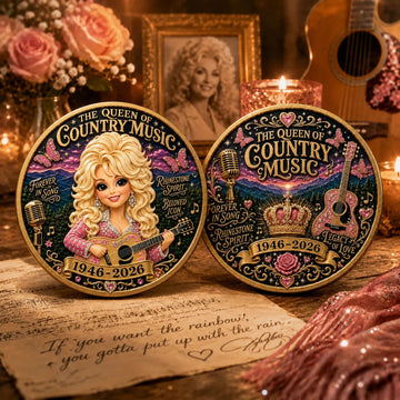 Dolly Parton Memorial Coin 1946-2026 — Queen of Country Music Commemorative Coin