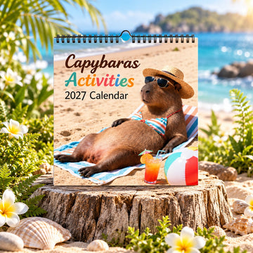 2027 Capybara Wall Calendar