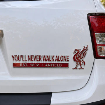 YOU’LL NEVER WALK ALONE Metal Car Emblem Badge