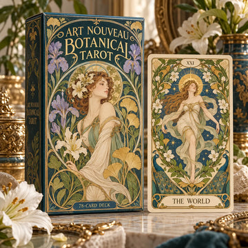 Art Nouveau Botanical Tarot – 78-Card Deck