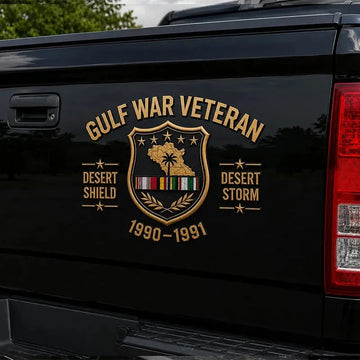 Gulf War Veteran Desert Storm 1990–1991 Metal Badge