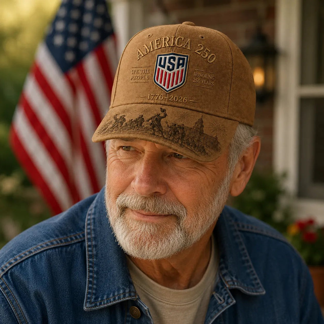 America 250 Commemorative Cap – 1776–2026 Patriotic Baseball Hat