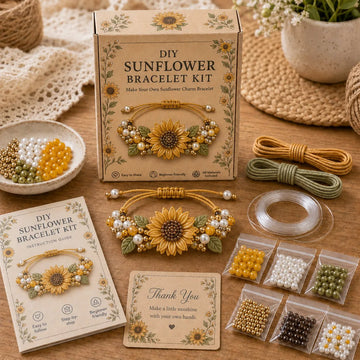 Cottage Garden Charm Bracelet DIY Kit Series