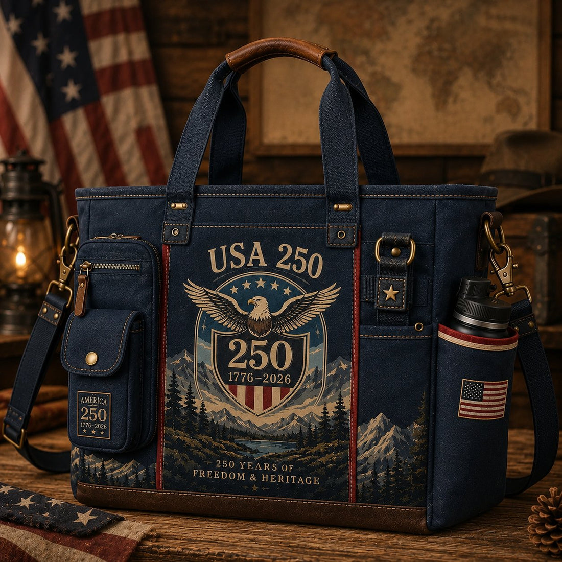 United States of America 250th Anniversary Travel Tote Bag