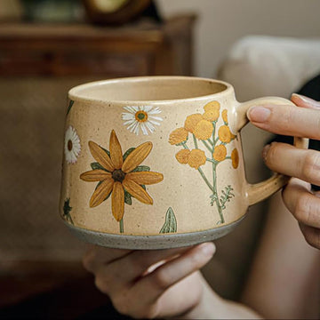 Summer Whisper Floral Ceramic Mug