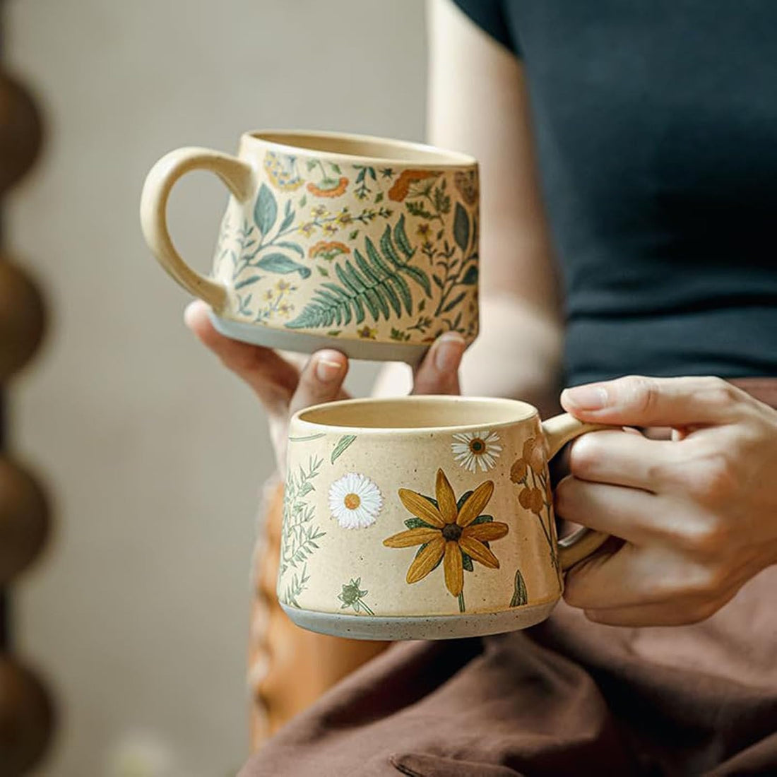 Summer Whisper Floral Ceramic Mug