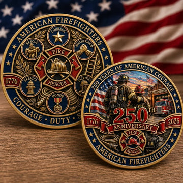 250th Anniversary American Firefighters Commemorative Coin