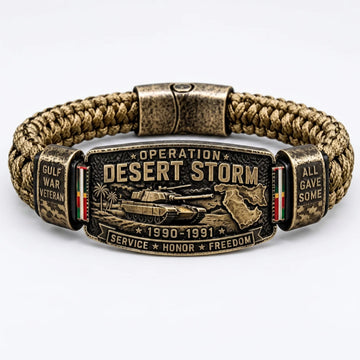 Operation Desert Storm Veteran Paracord Bracelet