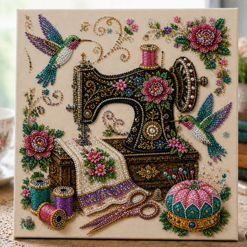 DIY Diamond Painting Kit for Sewing Lovers