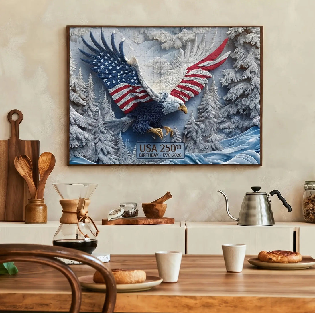 USA 250th Anniversary Commemorative Jigsaw Puzzle