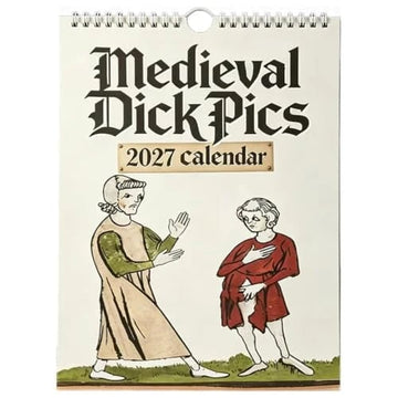Funny Medieval Pics Wall Calender 2027