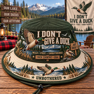 I Don’t Give a Duck Boonie Hat