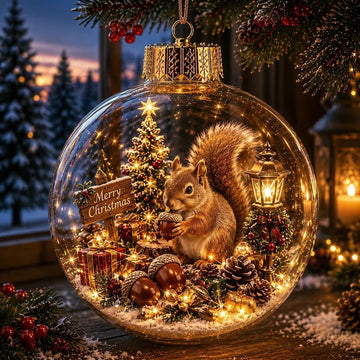 Magical Glass Christmas Ornaments