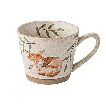 Lovely Ceramic Coffee Mug – Playful Animal Design Pottery Cup