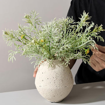 Ceramic Flower Vase – Handcrafted Vintage Rustic Farmhouse Vase