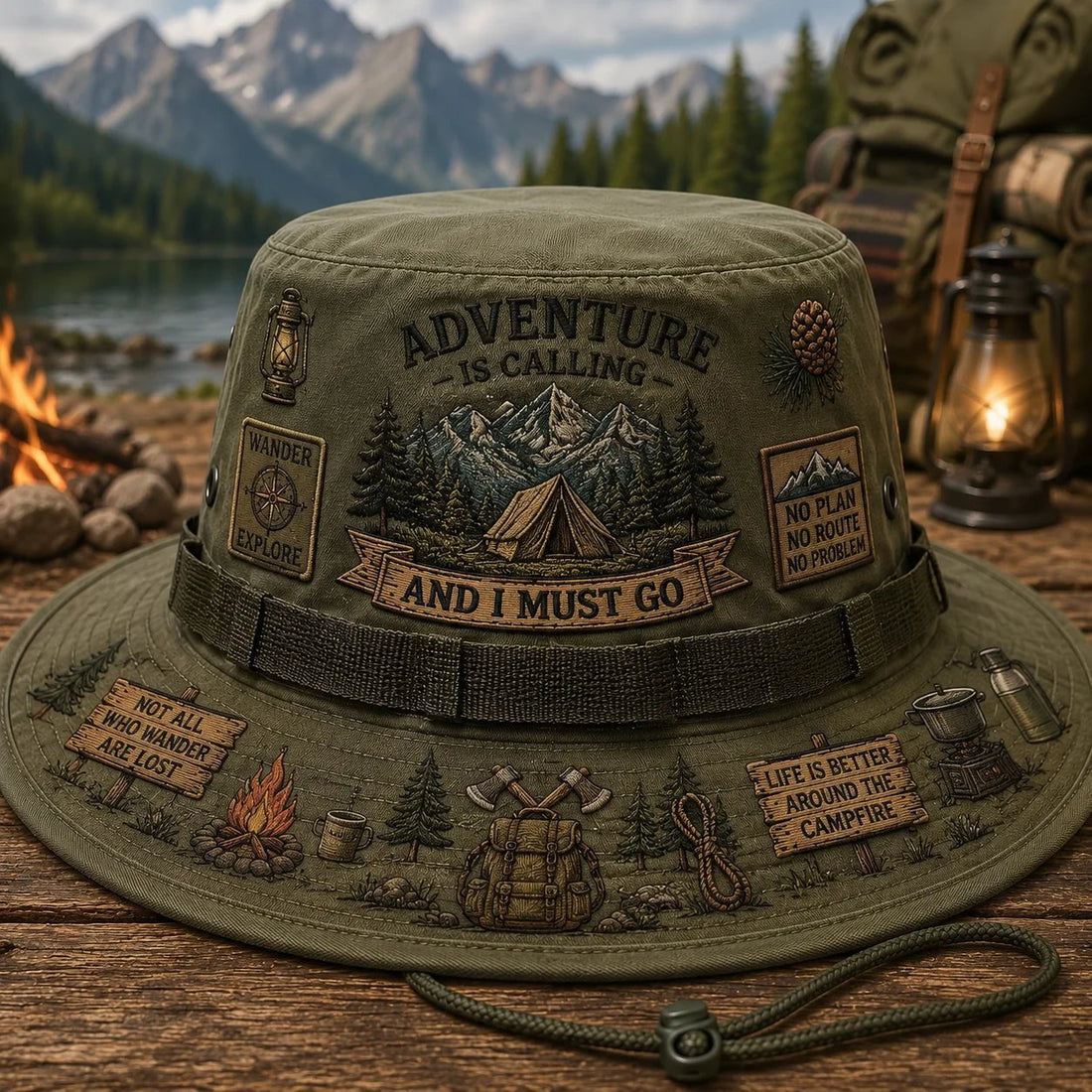Adventure Is a Way of Life Boonie Hat