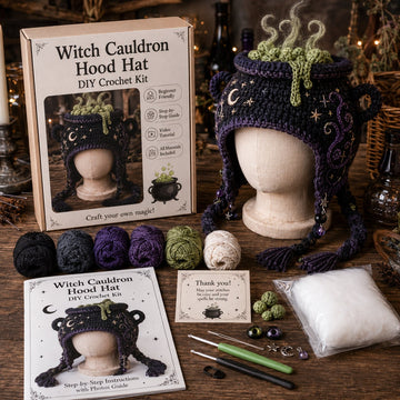 Halloween Hood Hat DIY Crochet Kit