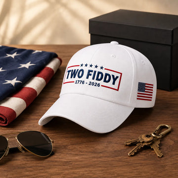 TWO FIDDY 1776–2026 250th Anniversary Patriotic Cap