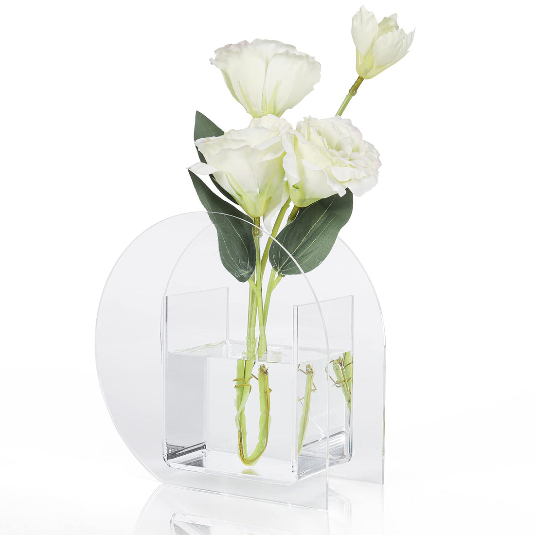 Iridescent Acrylic Water Drop Art Vase