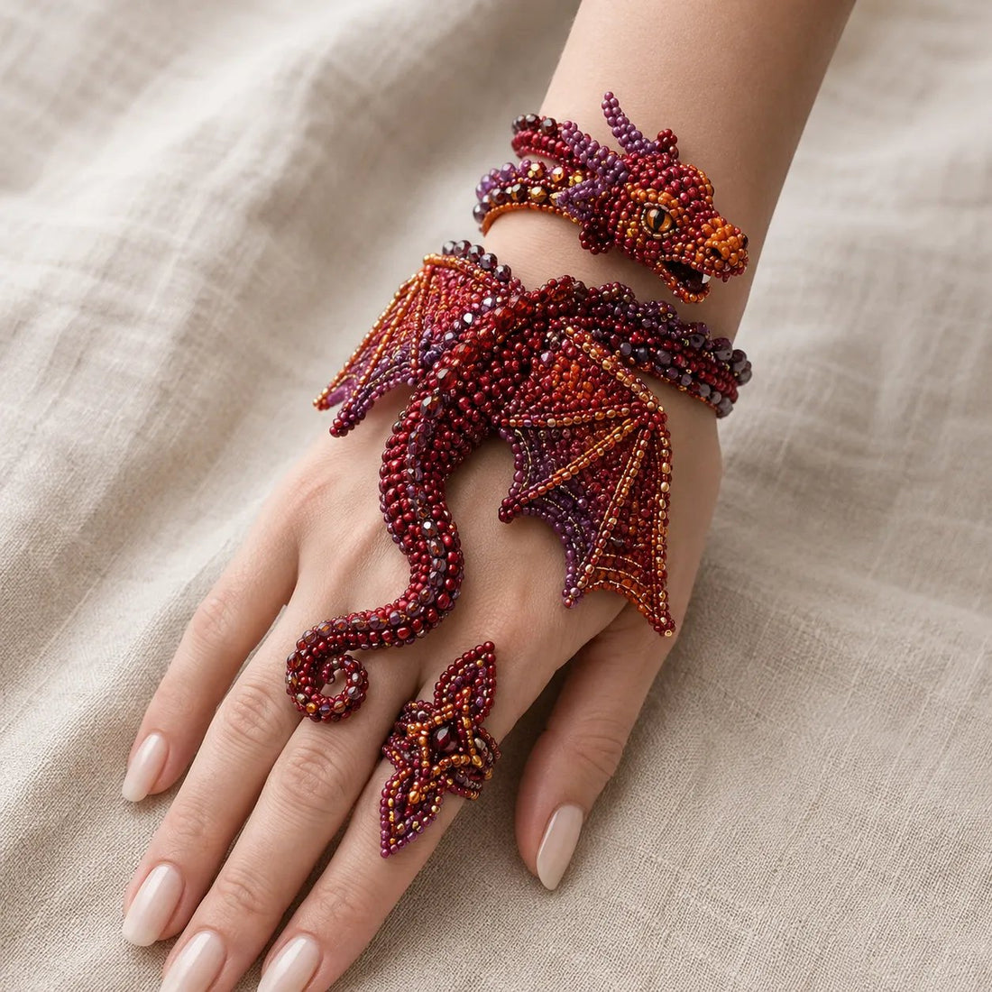 DIY Beaded Hand Bracelet Kit