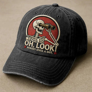 “Oh, Look! Nobody Gives a Shit.” Skeleton Scout Cap
