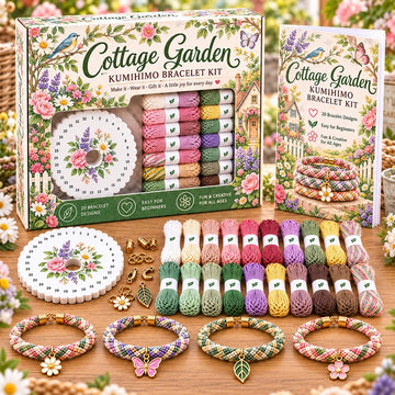 Cottage Garden Kumihimo Bracelet Making Kit