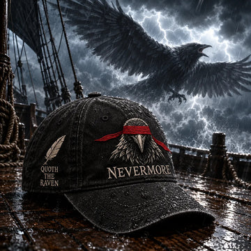 NEVERMORE 1845 Raven Vintage Cap